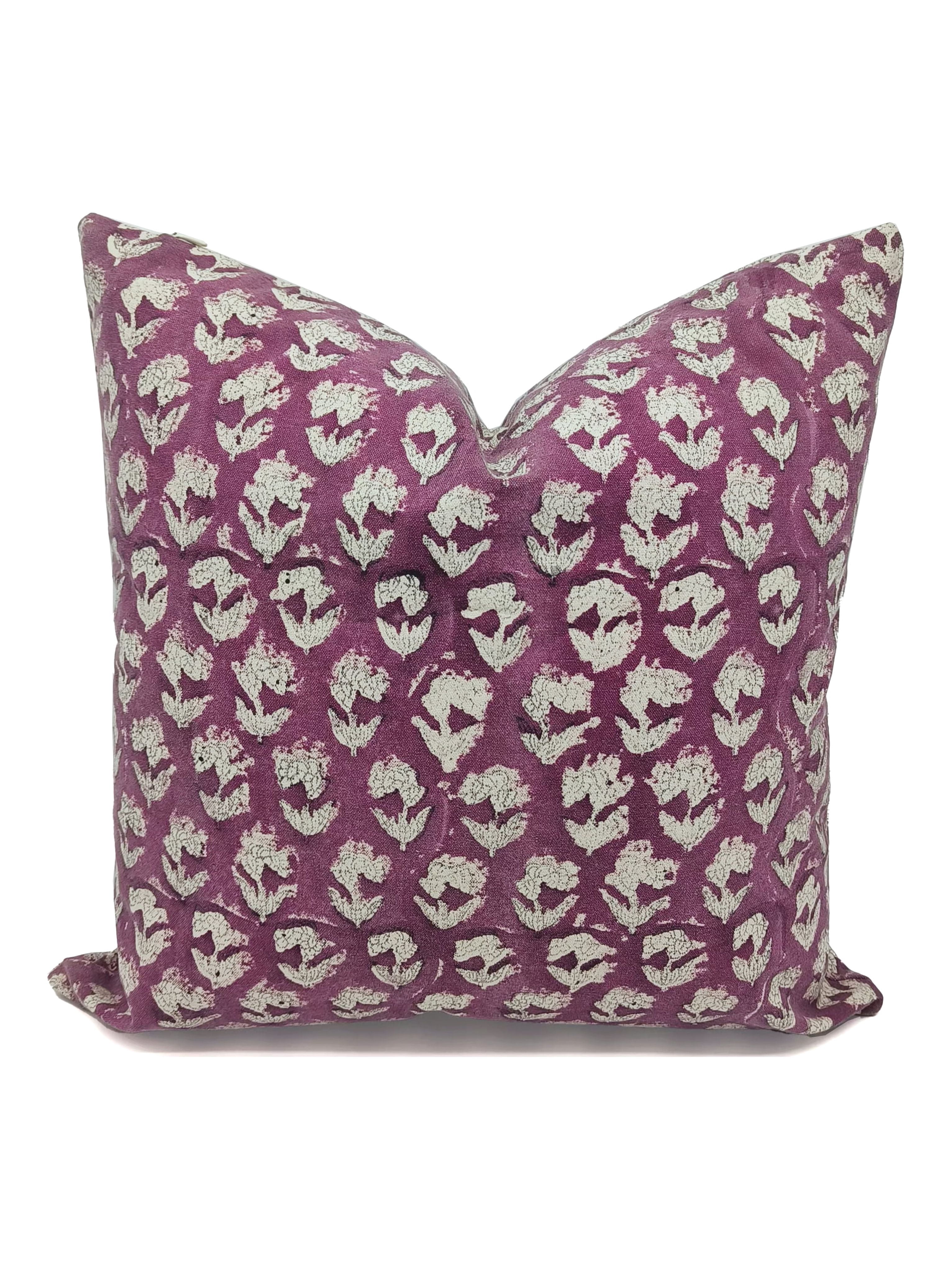 Fabdivine Thick Cotton Hand Block Print Outdoor Throw Cushion Cover ...