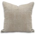 thumbnail image 1 of Fabdivine Thick Linen Hand Block Print Decorative Throw Pillow Cover , 20"X20", Brown, 1 of 5
