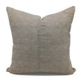 thumbnail image 1 of Fabdivine Thick Linen Hand Block Print Decorative Throw Pillow Cover , 26"X26", Pink, 1 of 5