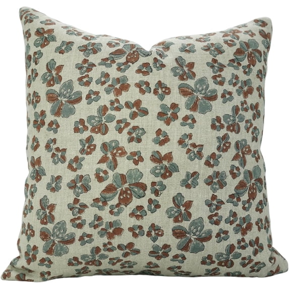 Fabdivine Timeless Block Print Designs , 12"X20", Thick Linen Pillow Covers for Modern Living, Jhilmil