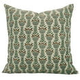 thumbnail image 1 of Fabdivine's Block Print designs, 24"X24", Lightweight & Soft Linen Blend Pillow Covers , Lotus, 1 of 1