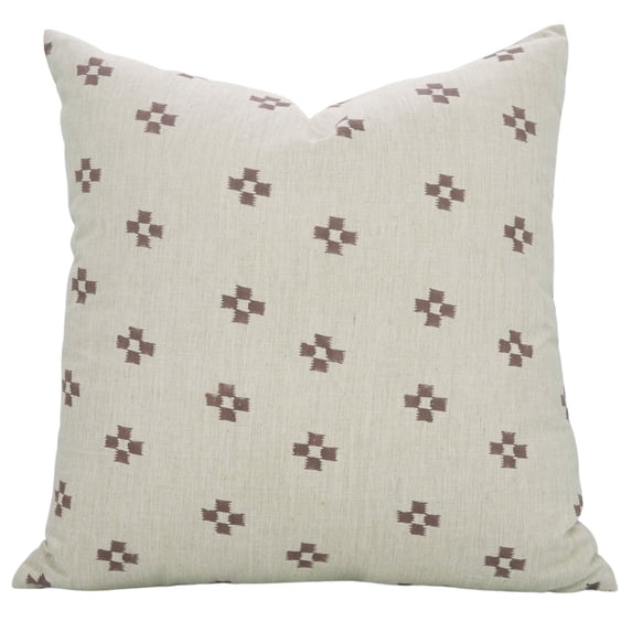 Fabdivine's Decorative Hand Block Print Pillow Cover for Living Room, 20"X20", Barfi