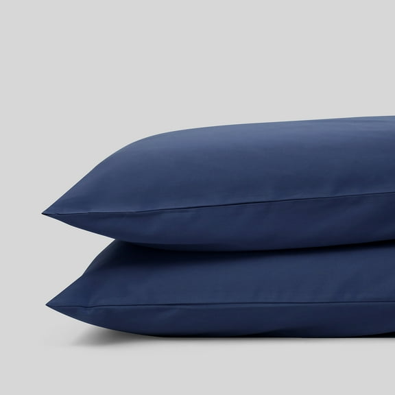 Fabdreams 100% Organic Cotton GOTS Certified 300 TC Queen / Standard Size Pillowcase | Dark Blue