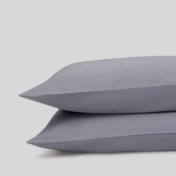 Fabdreams 100% Organic Cotton GOTS Certified 300TC King / California King Size Pillowcase | Light Gray