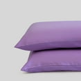 thumbnail image 1 of Fabdreams 100% Organic Cotton GOTS Certified 300TC King / California King Size Pillowcase | Lilac, 1 of 9