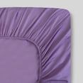 thumbnail image 1 of Fabdreams GOTS Certified Percale Weave 100% Organic Cotton Full Fitted Sheet|300 Thread Count| Cool Crisp Breathable| Luxury Finish| Fits Upto 17" Deep Pocket Mattress | Sustainable |Lilac, 1 of 9