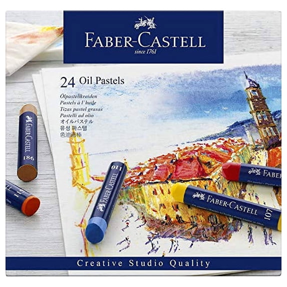 Faber-Castell Oil Pastels 24 Color Set