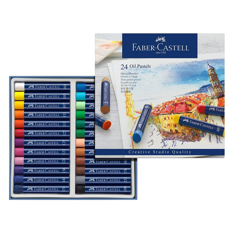 Faber-Castel Fc127024 Creative Studio Oil Pastel Crayons (24 Pack), Assorted