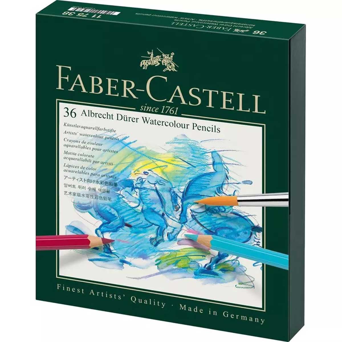 Faber-Castell 117538 Albrecht Dürer Pencil Set, Studio Box of 36