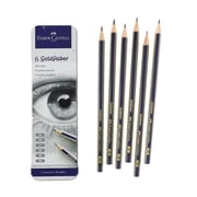 Faber-Castell GoldFaber Graphite Pencil Tin | Great for Back to School Art Supplies | 6 Count