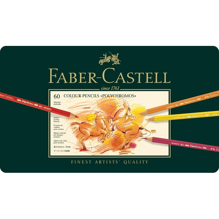 NEW 120 Faber-Castell Polychromos Colour Colouring Pencils Wooden Set Box  Wood