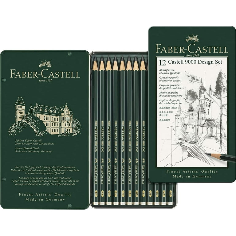 Castell 9000 Graphite Design 12-Pencil Set