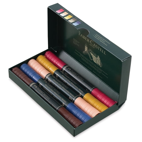 Faber-Castell Albrecht Drer Watercolor Markers - Set of 5, Portrait Tones