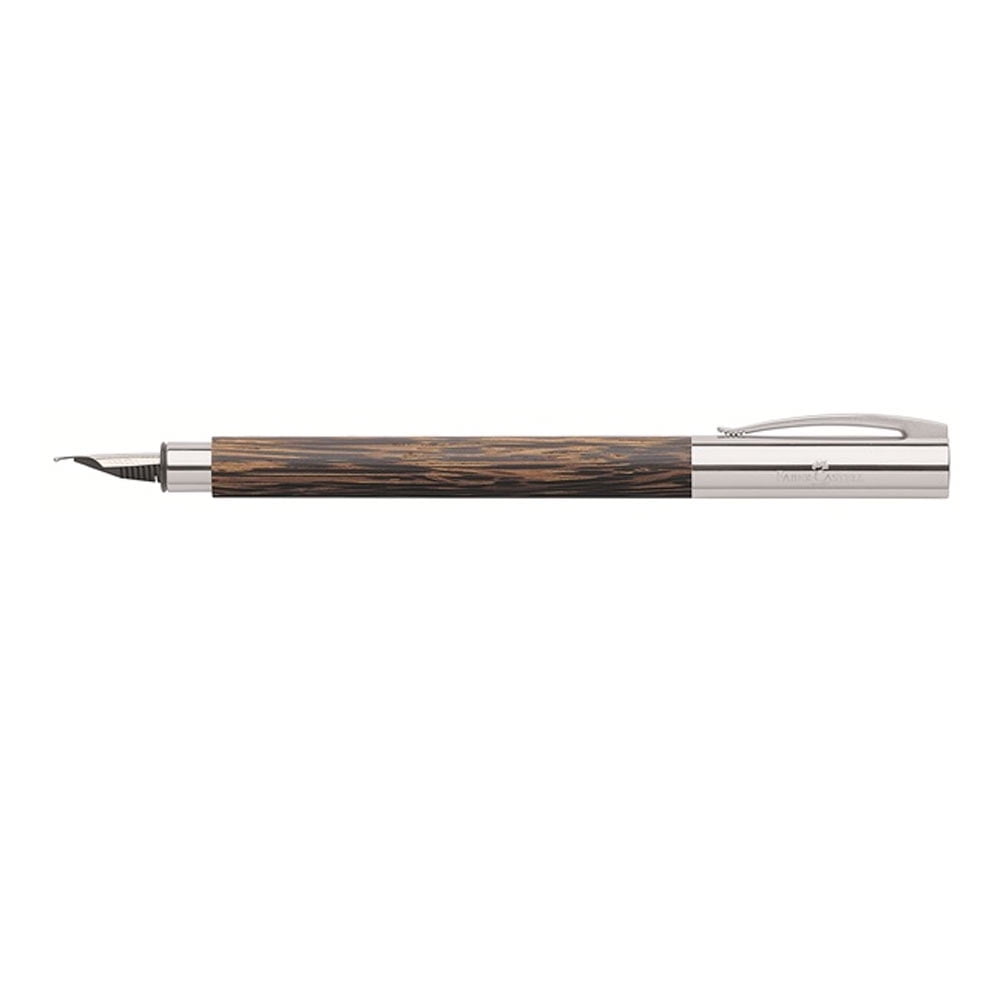 Faber-Castell Ambition Fountain Pen, Fine Nib (F), Coconut Wood (FC148171)