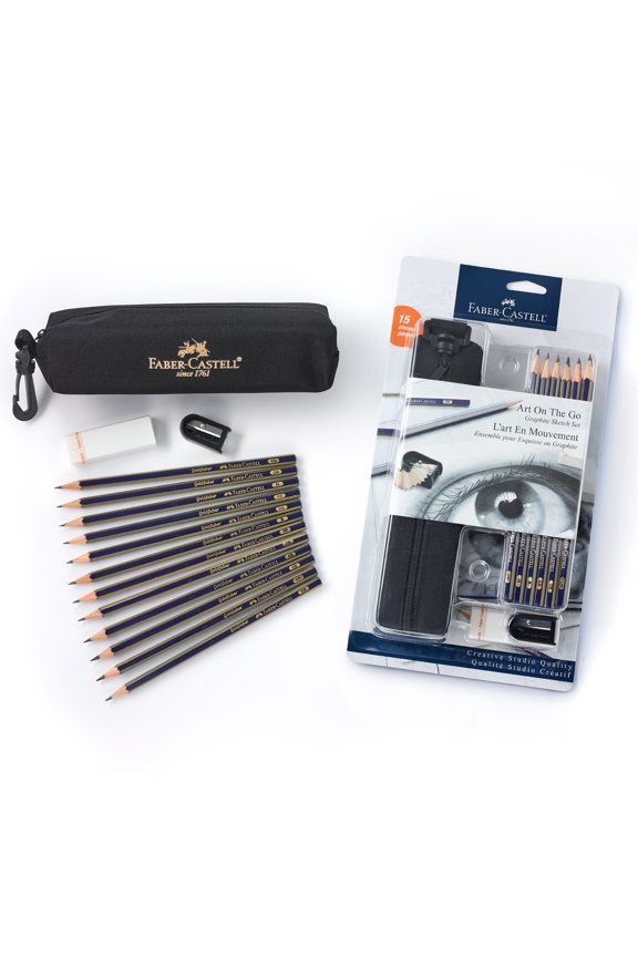 Art on The Go Graphite Pencil Set, Adult Graphite Pencil Set (Beginners)