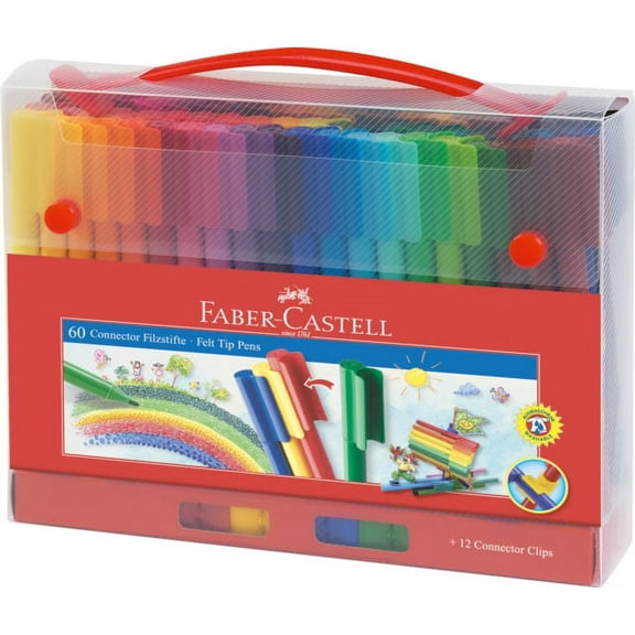 Faber-Castell Connector Pen Case Box (Pack of 60)