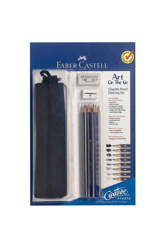 Creative Studio Graphite Pencil Drawing Set, 14pcs