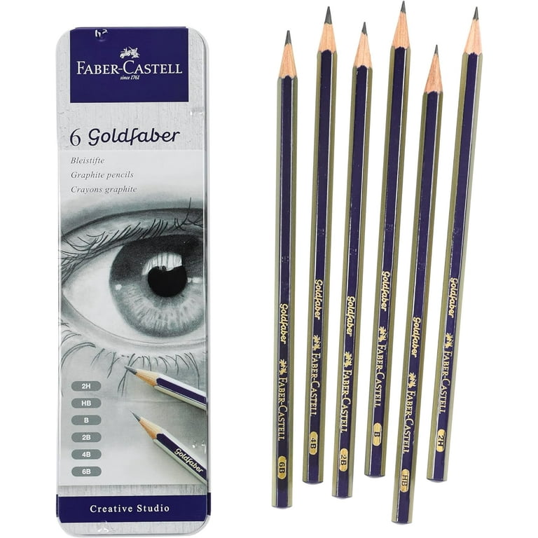 8 Pcs Faber-Castell Graphite Pitt Matt Pencil Set HB, 2B, 4B, 6B, 8B, 10B,  12B, 14B Sketching Drawing Artists' Quality - AliExpress