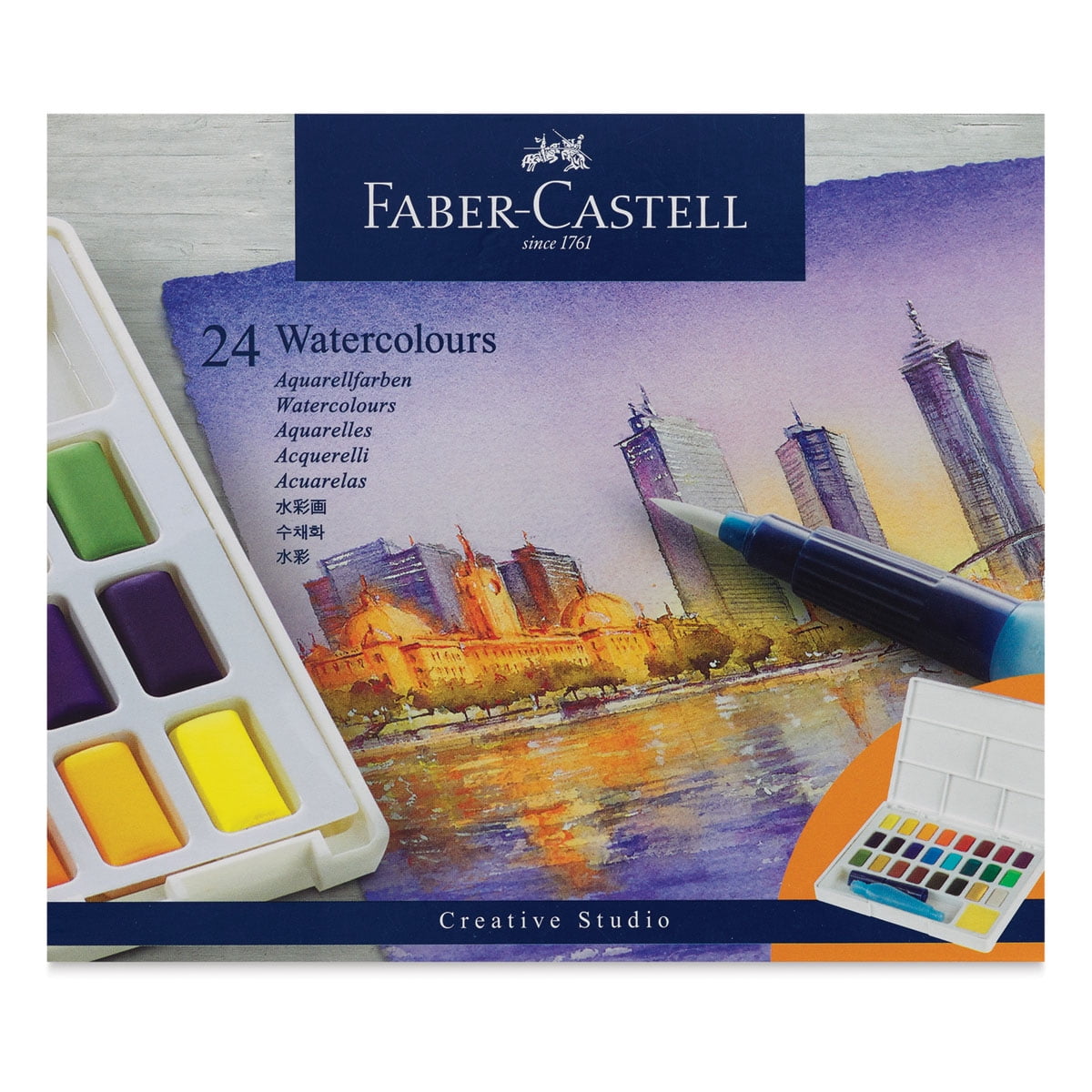 Faber-Castell Watercolor Pan Set of 24