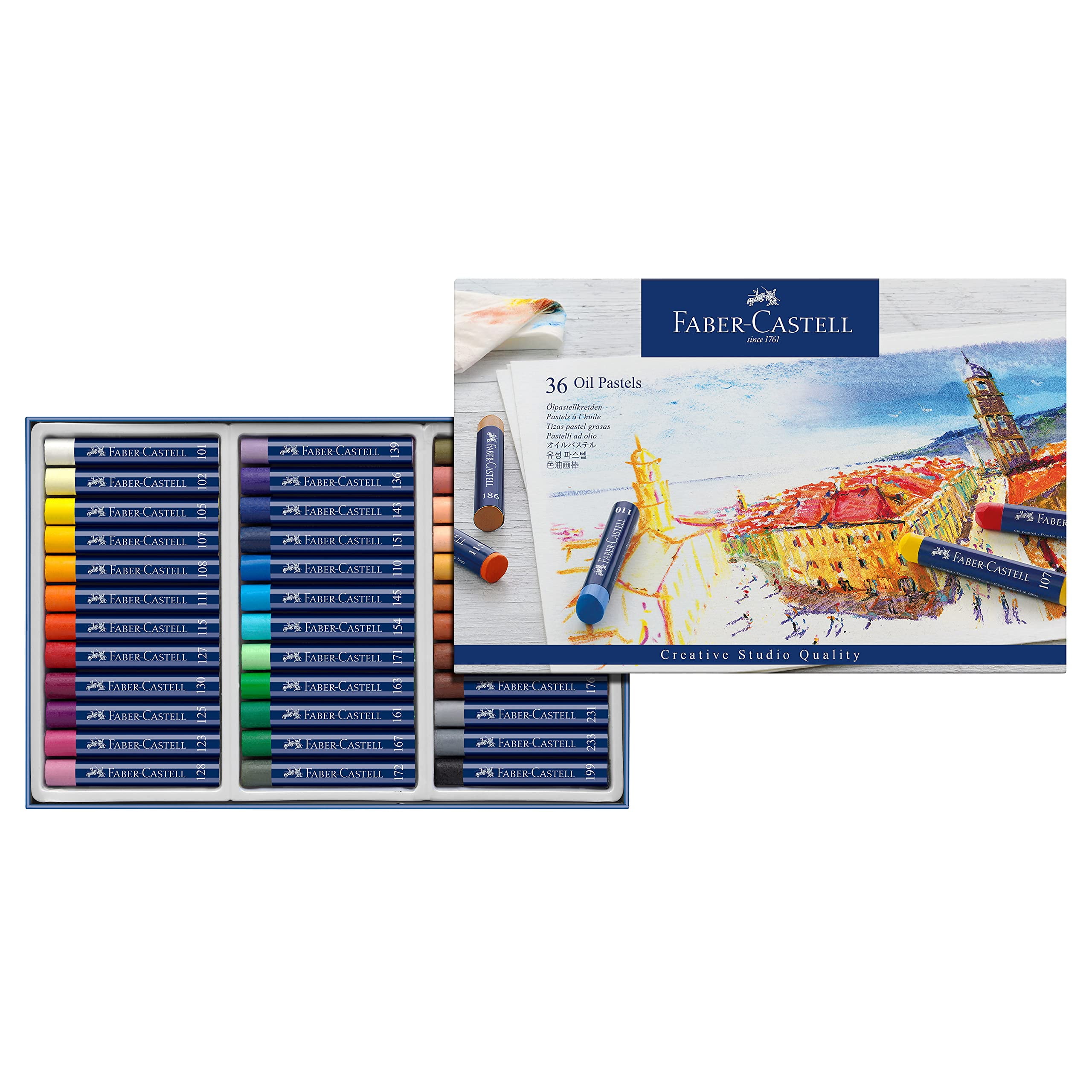 Faber-Castell Creative Studio Oil Pastel Crayons - 36
