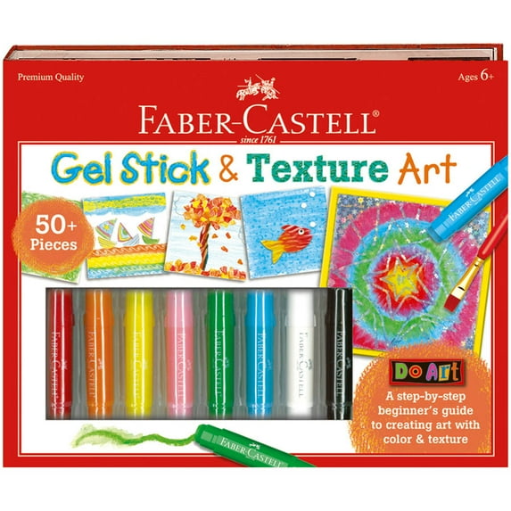 Faber-Castell Do Art Gel Stick & Texture Art- Child Art Kit and Crafts for Kids (Art Set for Kids)