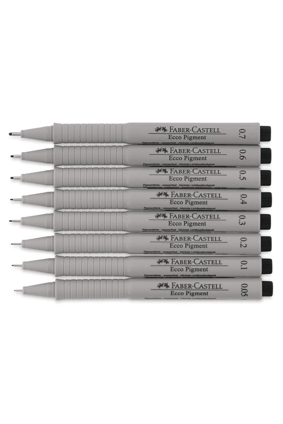 Ecco Pigment Pens - Set of 8