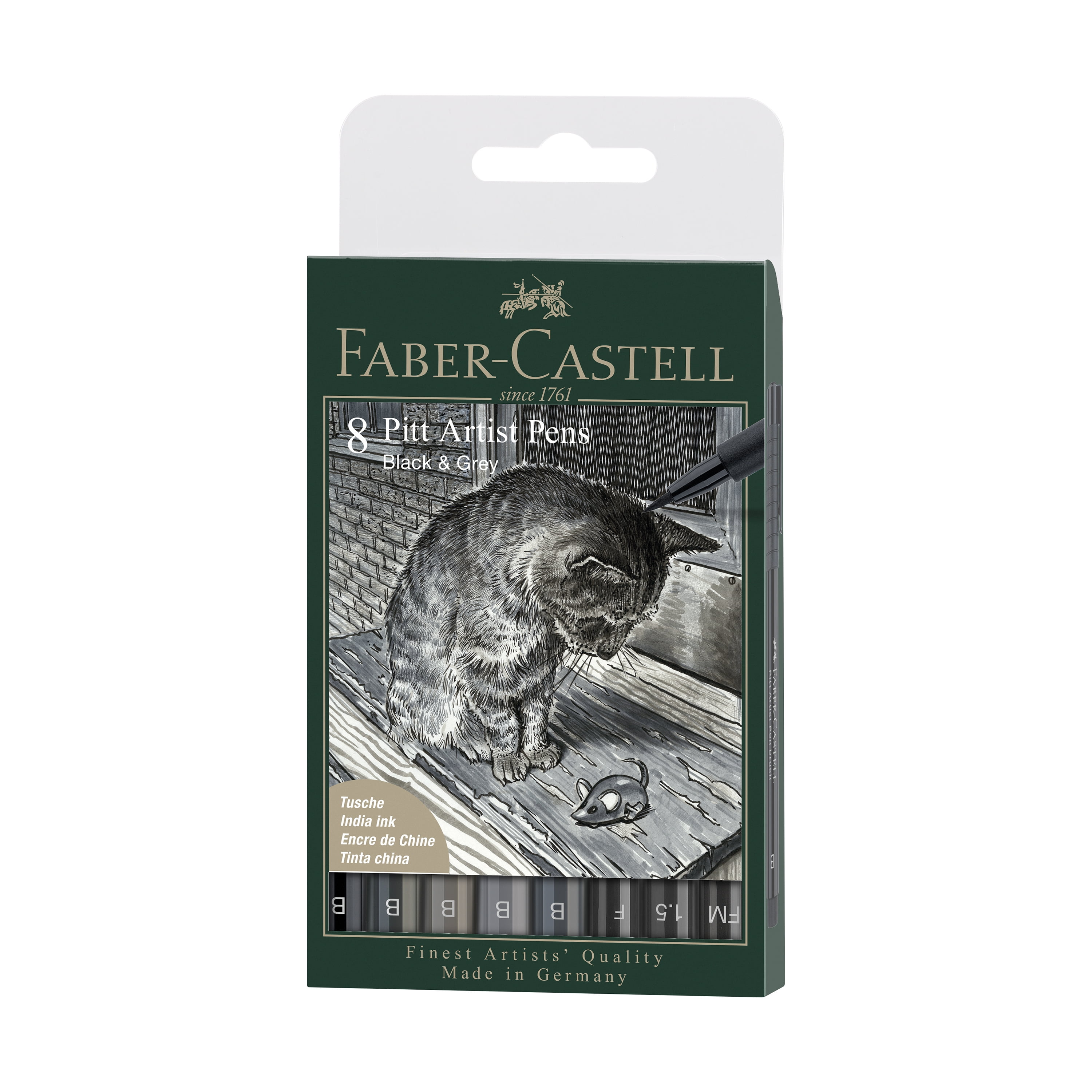 Faber-Castell PITT Artist Pen Soft Brush Set - 8 Piece