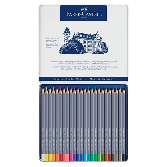 Faber-Castell Goldfaber Aqua Watercolor Pencils 24 Vibrant Colors
