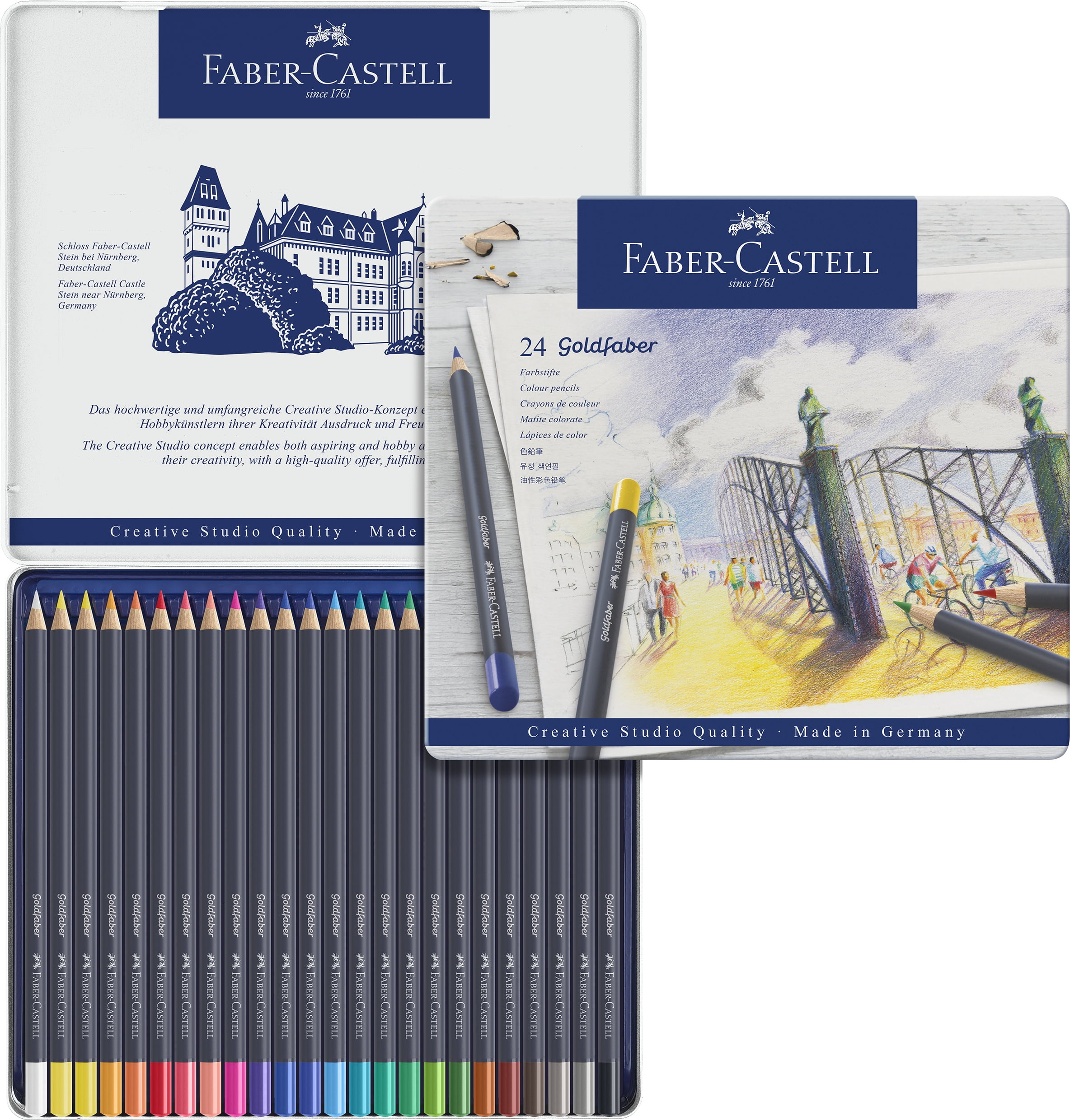 Faber-Castell Goldfaber Colored Pencils – 24 Vibrant Colors