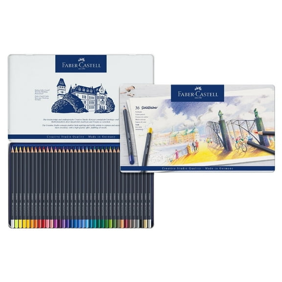 Faber-Castell Goldfaber Colored Pencils  36 Vibrant Colors, Adult Color Pencils (Beginners)