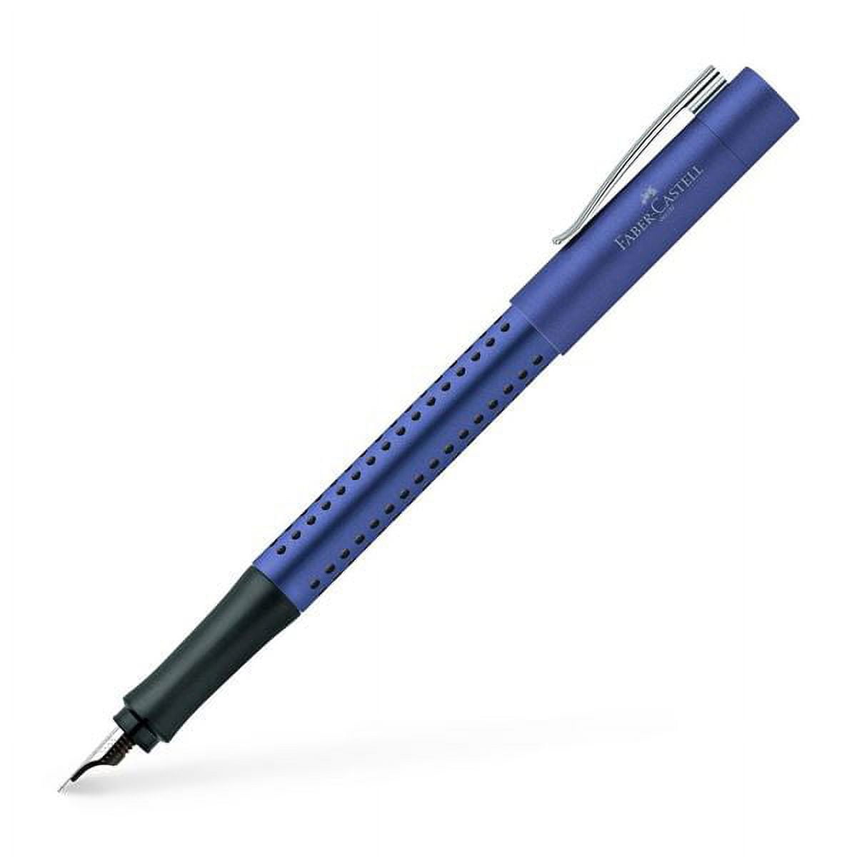 Faber-Castell Grip 2011 Blue Fountain Pen - Extra Fine