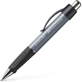 Faber-Castell Ambition Ballpoint Pen – Oil-Based, Opart Black Sand Design, Twist Mechanism