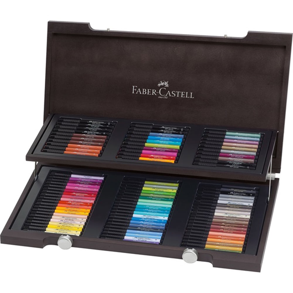 Faber-Castell Pitt Artist Pens - Assorted Colors, Assorted Nibs, Set of 90