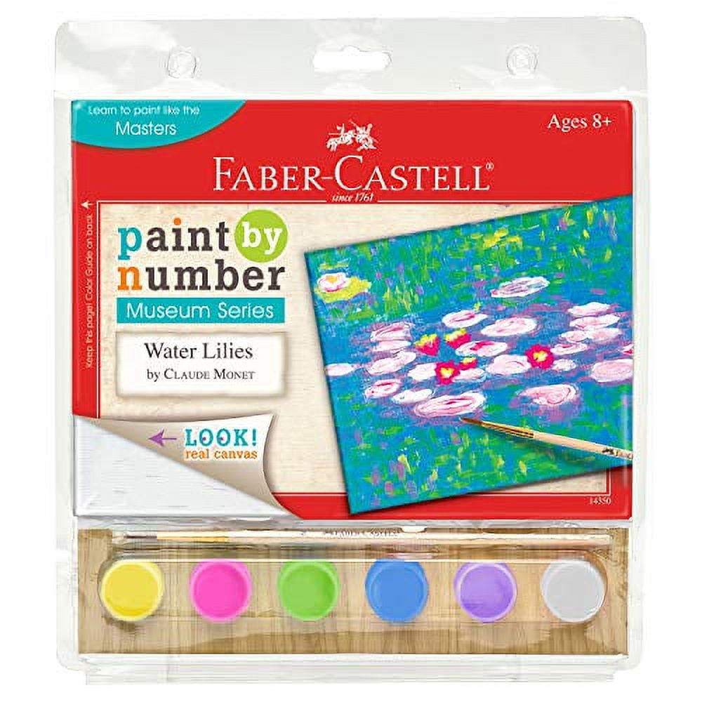 Faber-Castell Museum Series Paint by Numbers - Claude Monet Water Lilies - Number  Painting for Kids and Adult Beginners 