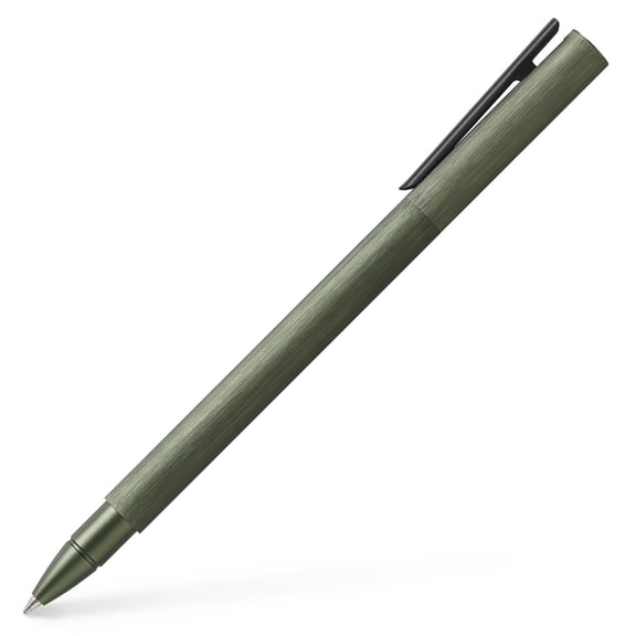 Faber-Castell Neo Slim Aluminium Olive Green Rollerball Pen