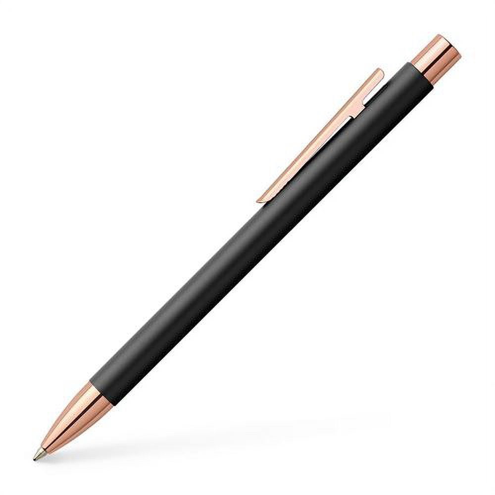 Faber-Castell Neo Slim Metal Black Rose Gold Ballpoint Pen