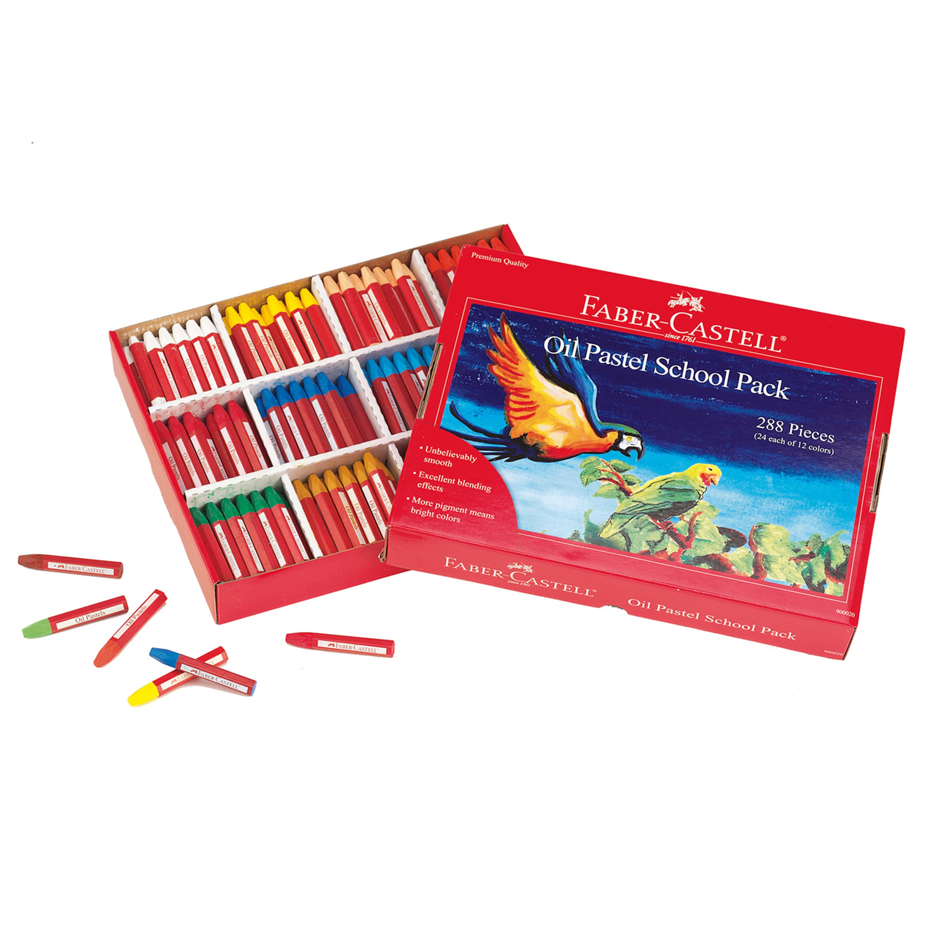 Faber-Castell Oil Pastels School Pack of 288