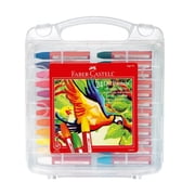 Faber-Castell Oil Pastels Art Supplies In Durable Storage Case | Back to School Favorites | 24 Vibrant Colors - Non-Toxic Oil Pastels for Kids