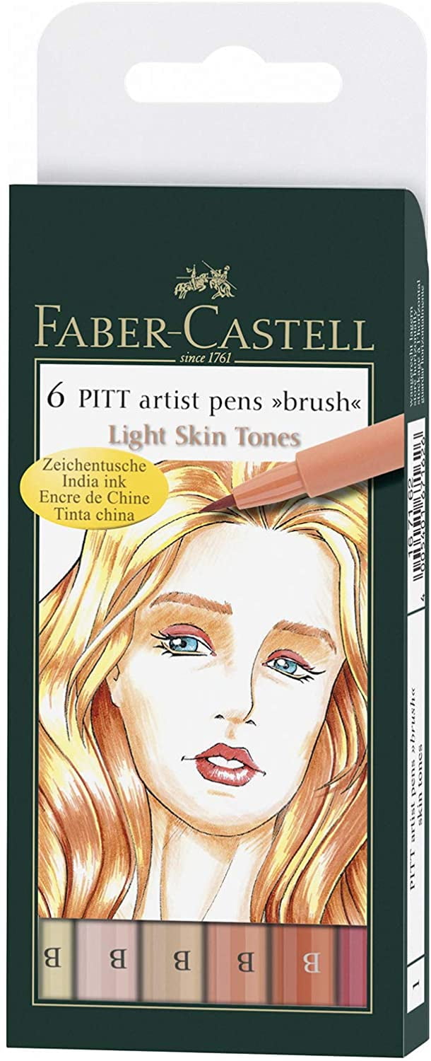 Faber-Castell Pitt Artist Brush Pen Set - Portrait