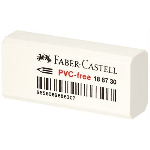 Faber-Castell PVC-Free Eraser-White