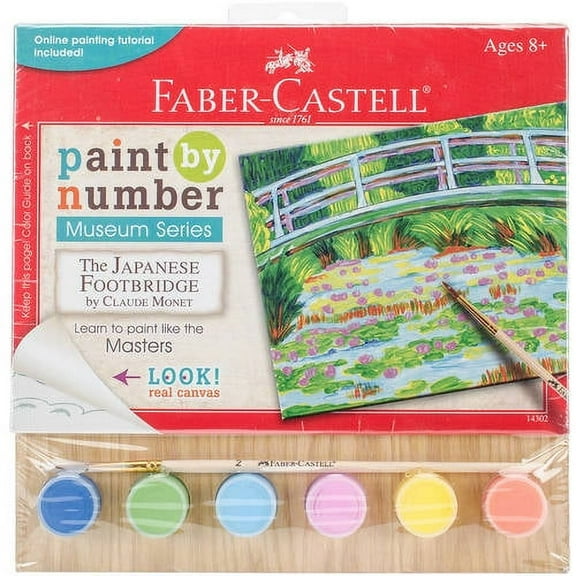 Faber-Castell Paint By Numbers Museum Series Kit, Japan Footbridge