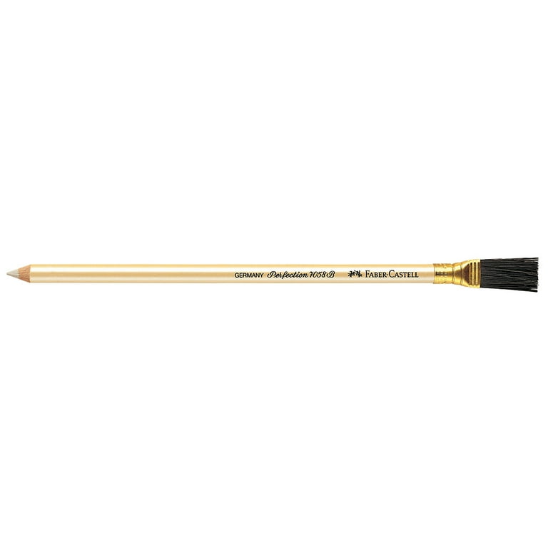 Faber-Castell Perfection Eraser Pencil with Brush – K. A. Artist Shop