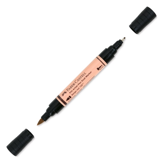 Faber-Castell Pitt Artist Pen Dual Tip Marker - Beige Red 132