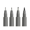 thumbnail image 1 of Faber-Castell Pitt Artist Pens- Warm Grey IV, Set of 4, Assorted Nibs, 1 of 1