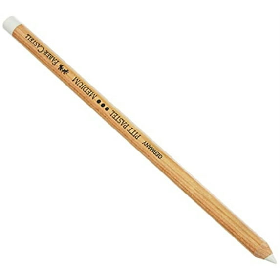 Faber-Castell Pitt Pastel Pencil 6/CT-#101, White, Medium