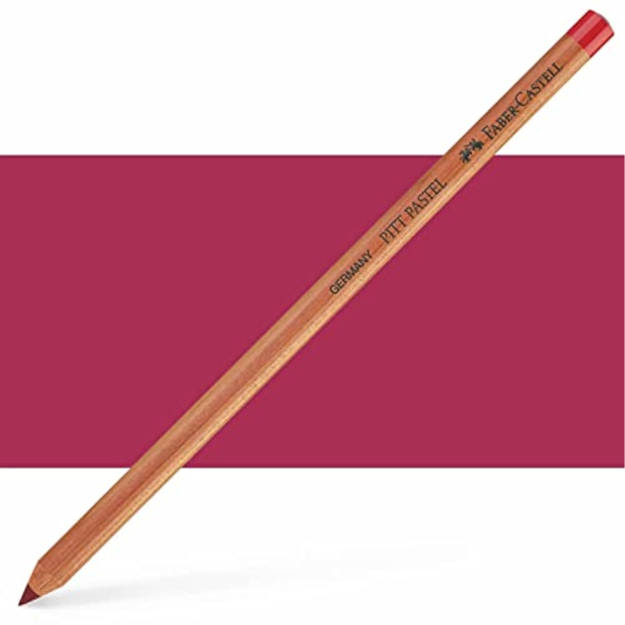 Faber-Castell Pitt Pastel Pencil - Dark Red 225 | Extra Thick 4.3mm Wax-Free Lead For Artists & Drawing