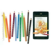 Faber-Castell Polychromos Color Pencil, Adult Color Pencils for Advanced Artists (12 Pack)