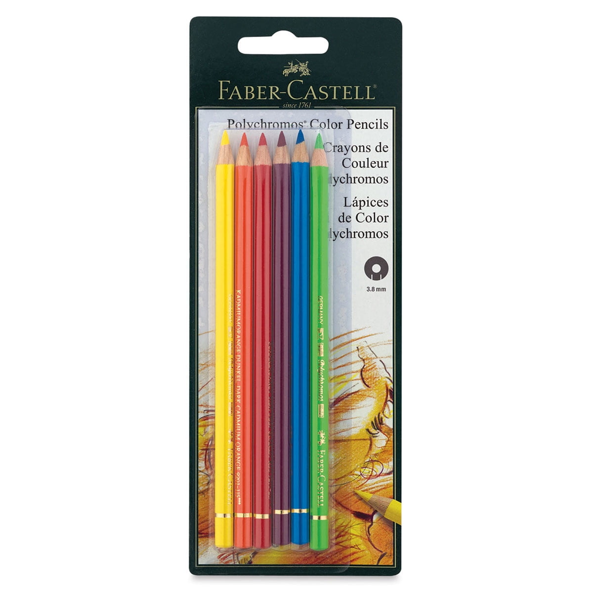 Faber-Castell Polychromos Pencil - #115 - Dark Cadmium Orange