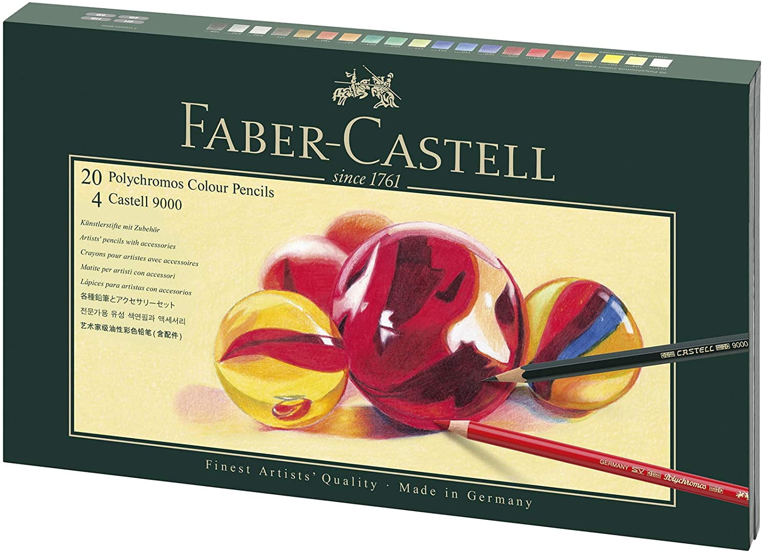 Faber-Castell Polychromos Pencil Set - Gift Set of 24 - Walmart.com