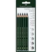Faber-Castell Castell 9000 Jumbo Graphite Pencil Set-Set of 5